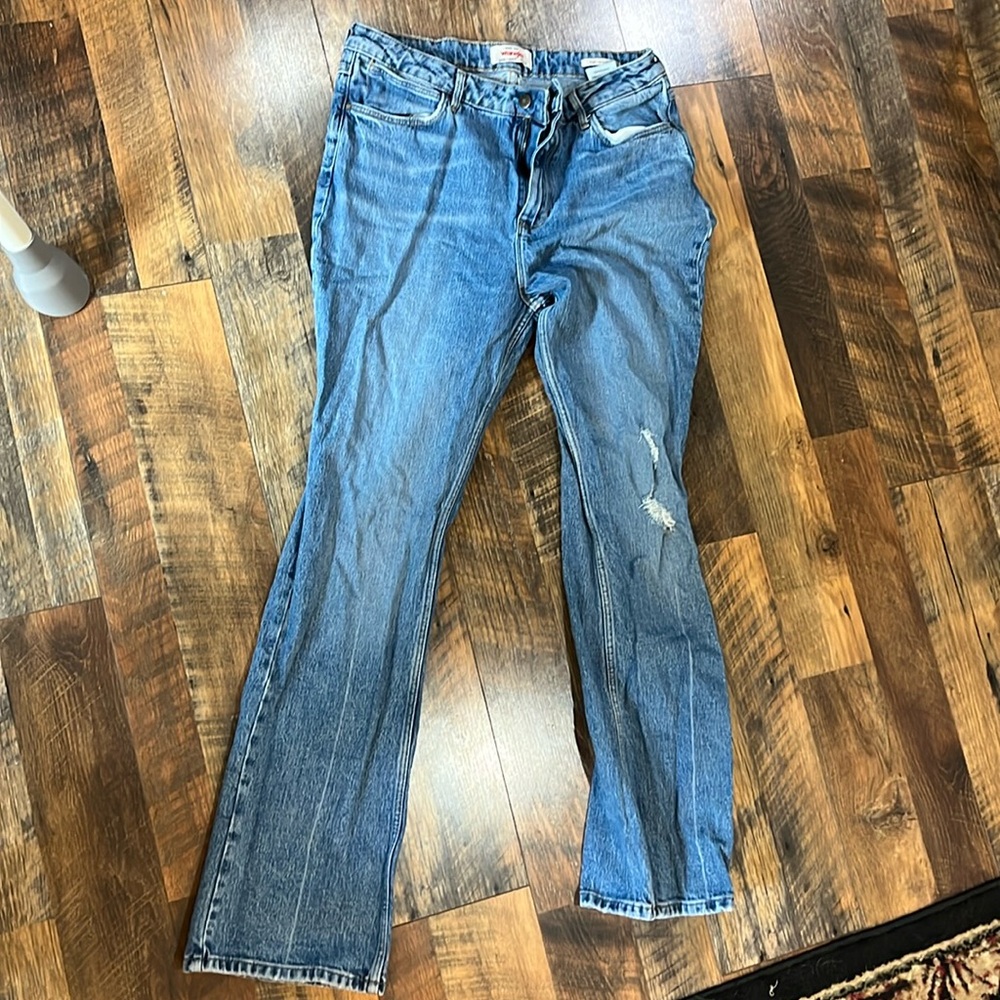 Wrangler high rise bold boot jeans 14/32x32